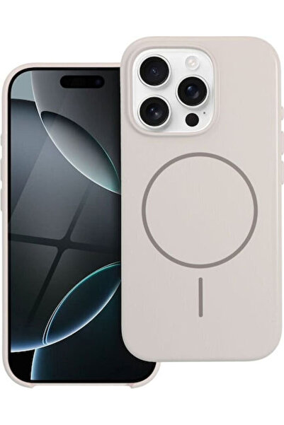 OEM Γυαλιστερή Πλαστική Λευκή Πίσω Θήκη Τύπου Mag (iPhone Air)