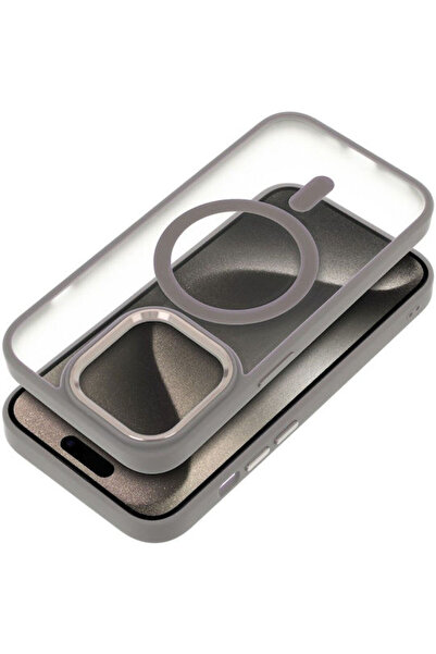 OEM Ματ Μαγνητική Πλαστική Διαφανής Πίσω Θήκη (iPhone 17)