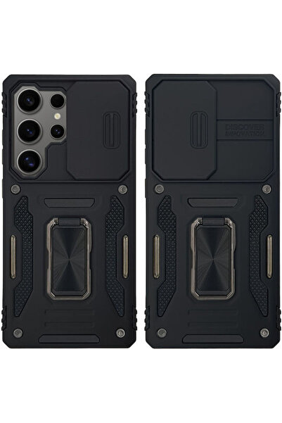 Other Θήκη Ring Armor Camshield Sonique για Samsung Galaxy S24 Ultra Μαύρο