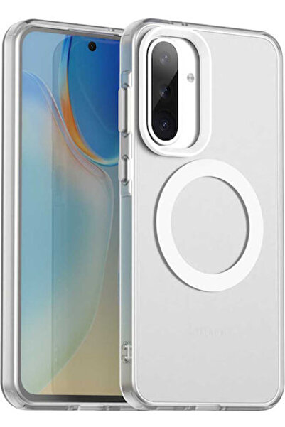 Techsuit Πίσω Κάλυμμα Σιλικόνης Λευκό (Galaxy A56)