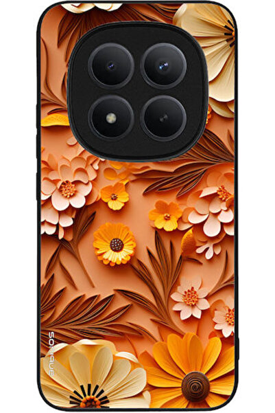 Other Θήκη Sonique Σειρά 3D Λουλούδια Xiaomi Redmi Note 15 Pro Plus 5G Πορτοκαλί