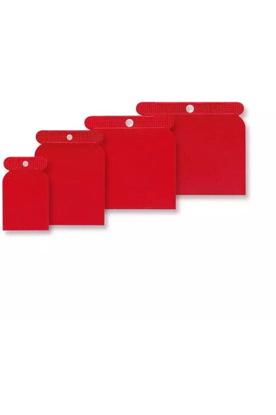 DEDRA EXIM Razuitoare vopsea plastic, set 4buc: 50,80,100,120mm