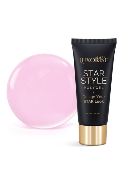 LUXORISE Polygel STAR STYLE - Colecția STAR PINK, Blush Debut, 15ml