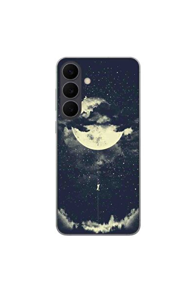OEM Калъф, съвместим със Samsung Galaxy S25 FE, силиконов гел TPU модел  "Лун...