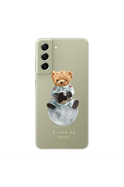 Other Samsung S22 Plus Bear in space Transparent Silicone TPU Θήκη