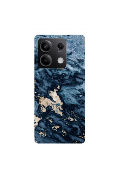 Other Xiaomi Redmi Note 13Pro 5G Marble Blue Gold Transparent Silicone TPU Θήκη