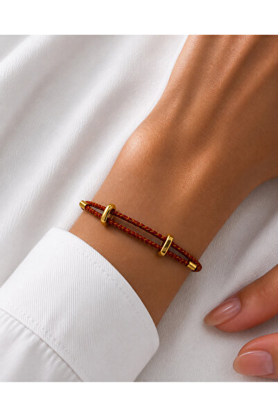 Liva Group Atelier Steel Detailed Adjustable Mesh Bracelet