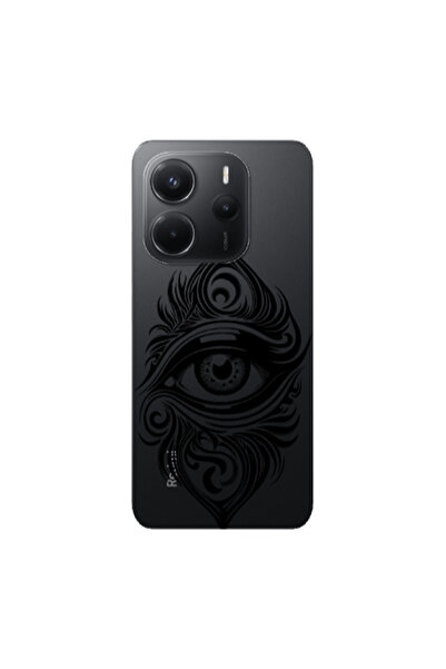 Other Xiaomi Redmi Note 14 Eye patterned drawing Transparent Silicone TPU Θήκη