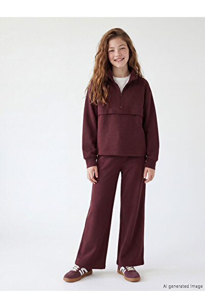 LC Waikiki RMZ GİYİM FARKİLYA Hanorac și pantaloni de trening pentru fete, cu...