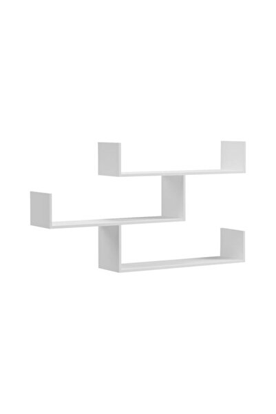 Other Ράφι Τοίχου Τίμπερ Λευκό 120x22x67εκ. Κωδικός: 230-000244
