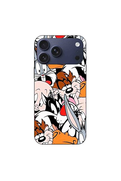 OEM Husa compatibila cu Apple iPhone 17 Pro Max Silicon Gel Tpu Model Looney ...