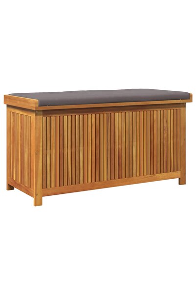 vidaxl Cutie de perne de exterior 113x50x60,5 cm lemn masiv de salcâm