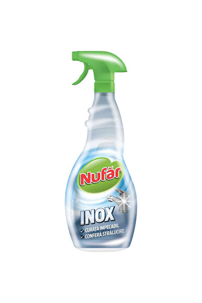 Nufar Soluție de curățare pentru suprafețe din oțel inoxidabil, Nufar, 500 ml