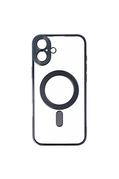 SEP Husa TPU Plating Frame Magnetic Magsafe Apple iPhone 16 Plus Negru