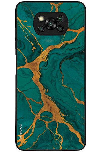 Other Sonique Marble Series Case for Xiaomi Poco X3 NFC Poco X3 Pro Green