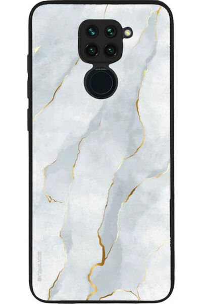 Other Θήκη Sonique Σειράς Marble για Xiaomi Redmi Note 9 Λευκό 01