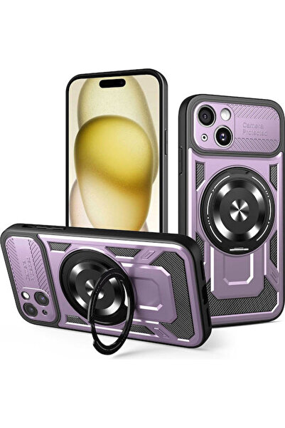 Techsuit Πίσω Κάλυμμα Σιλικόνης Μωβ (iPhone 15 Plus)