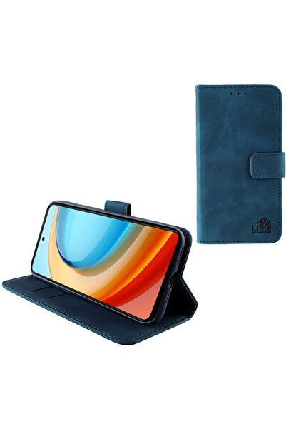 Lime&co Lime Book Συνθετικό Δέρμα / Σιλικόνη Μπλε (ZTE Blade A75 5G)