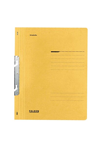 Exacompta Dosar din carton deschis 1/1 Galben Falken/Exacompta