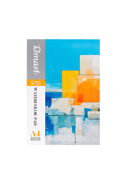 DMAST Watercolor Drawing Pad A4 12 Sheets 300g by Pebeo