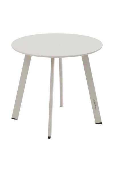 Hesperide Round garden table Saona made of clay, 50 x 45 cm, steel base -