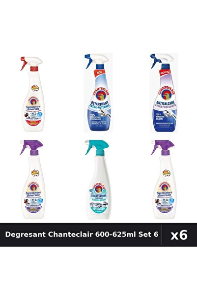 Chanteclair Set 6 Degresant Universal 600-625ml - Marsilia, Lavanda, Mosc Alb...