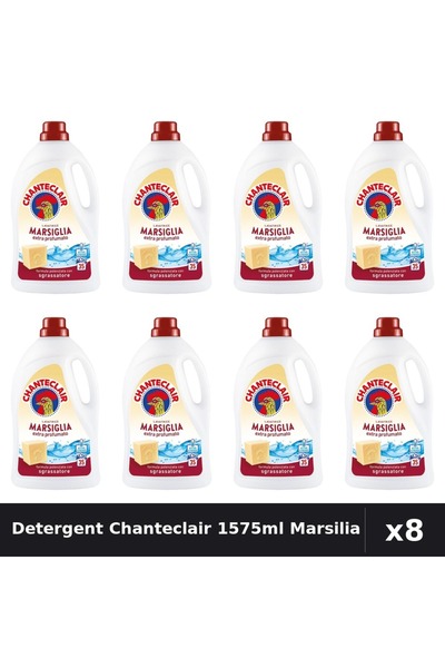 Chanteclair Pachet 8 Detergent Lichid Rufe 1575ml 35 Spalari - Marsilia