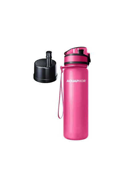 Beta Shoes Μπουκάλι Νερού με Φίλτρο Aquaphor City Bottle 500ml (Pink) [κωδ.583]