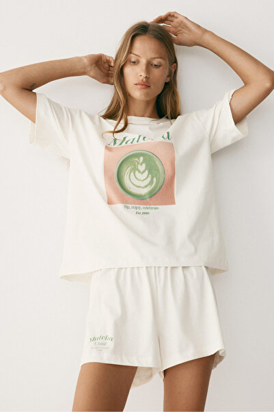 H&M Baskılı Pijama Takımı