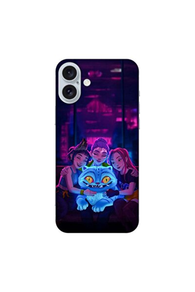 OEM Husa compatibila cu Apple iPhone 16 Plus Silicon Gel Tpu Model KPop Demon...