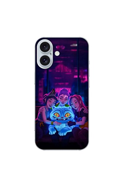 OEM Θήκη συμβατή με Apple iPhone 16, από σιλικόνη gel TPU, με σχέδιο KPop Dem...