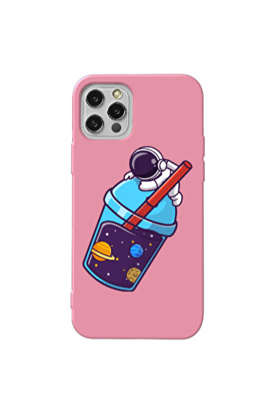 Other Apple iPhone 13 Pro Longing in space Pink Colored Silicone TPU Θήκη