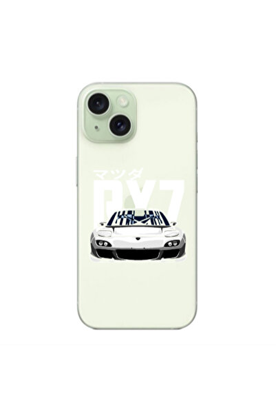 Other Apple iPhone 15 Plus Car Rx7 Transparent Silicone TPU Θήκη
