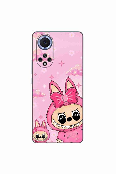 OEM Θήκη συμβατή με Huawei Nova 9 Σιλικόνης Gel TPU Μοντέλο Labubu Pink Fantasy