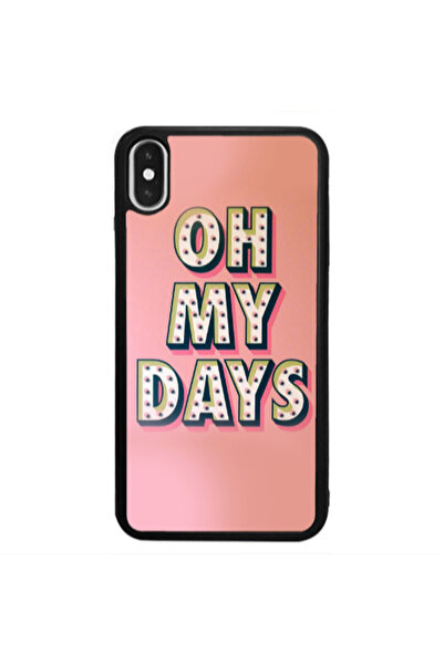 Other Apple iPhone Xs Oh my days Black Glossy Θήκη