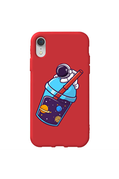 Other Apple iPhone Xr Longing in space Red Colored Silicone TPU Θήκη