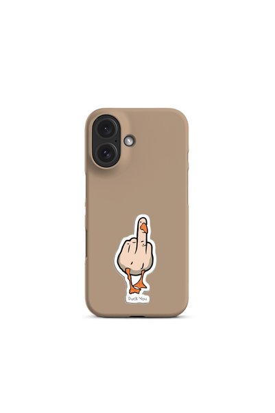 KaffCase غطاء هاتف متوافق مع آيفون 17 بتصميم داك يو