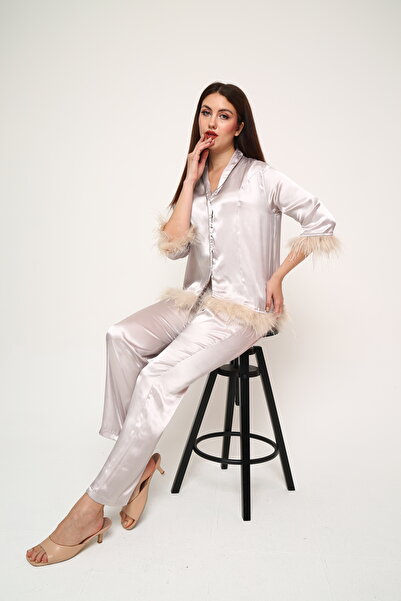 naumi Élite Lumière – Saten Pijama Takımı