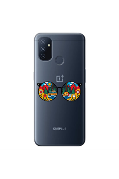 Other Oneplus Nord 100 Round Glasses Transparent Silicone TPU Θήκη