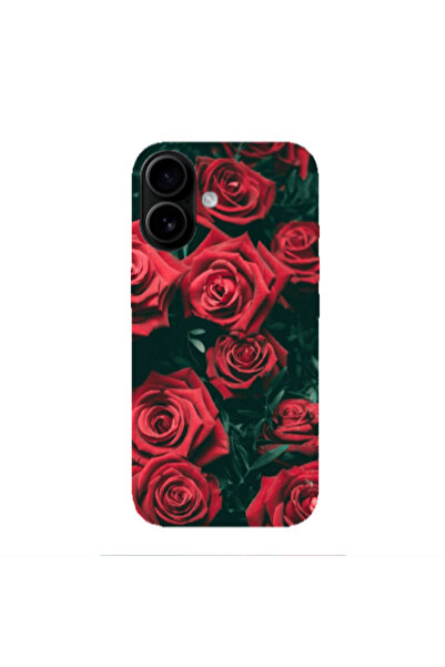 Other Apple Iphone 16 plus Red Roses Transparent Silicone TPU Θήκη