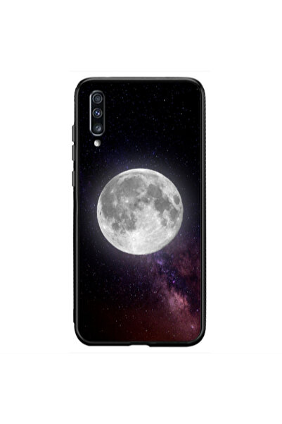 Other Samsung A70 Moon and stars Black Glossy Θήκη