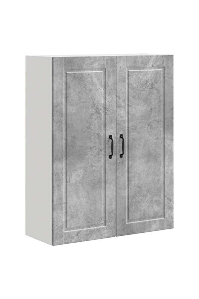 vidaxl Dulap de bucătărie Gri din beton 80 x 31 x 100 cm Lemn compozit