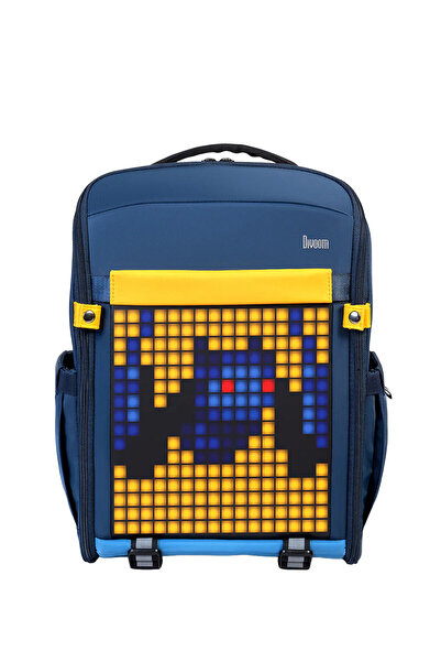 DIVOOM Backpack Mavi Küçük Boy Ledli Ekran APP Kontrollü Akıllı Sırt Çantası