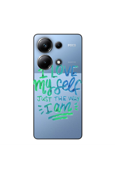 Other Xiaomi Poco M6 Pro 4G I Love My self Transparent Silicone TPU Θήκη