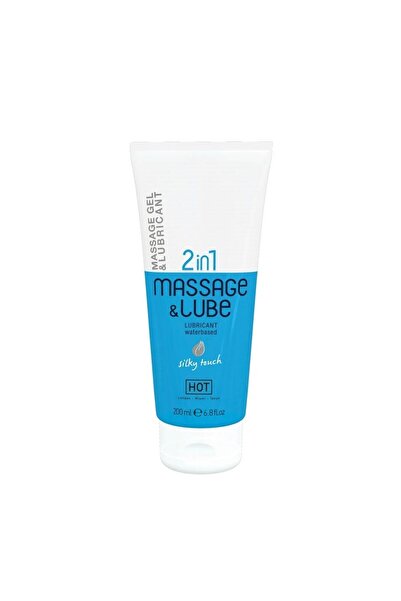 Hot Gel de masaj și lubrifiant 2 în 1 Atingere mătăsoasă 200 ml