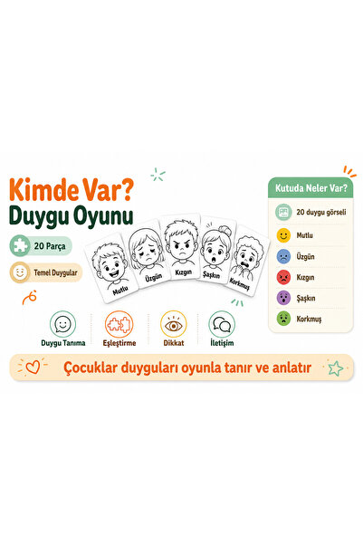 Yılmazcan Aile Danışmanlık Kimde Var? Duygu Oyunu | Çocuklar İçin Duygu Tanım...