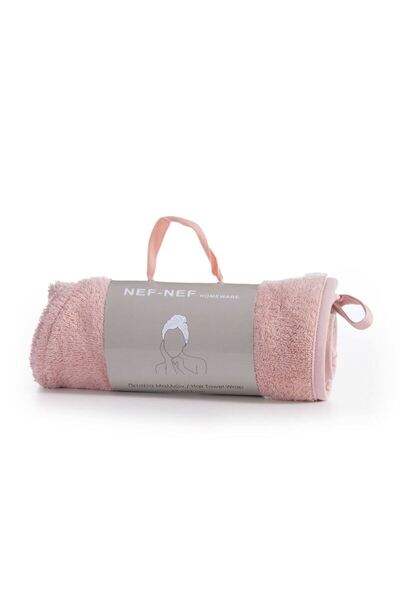 home wear Πετσέτες Βαμβακερές Sandy 61x24 nef-nef Ροζ 61x24