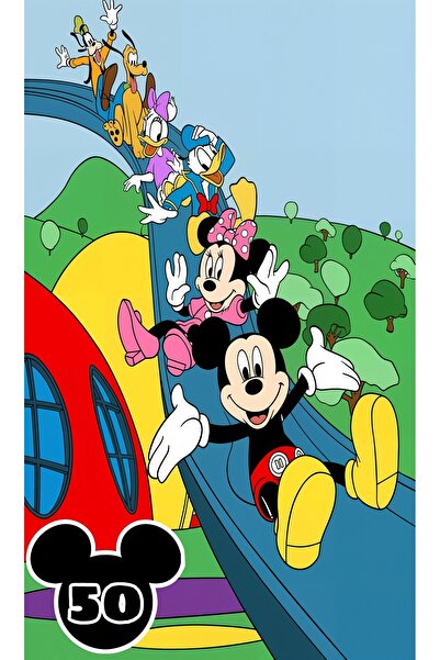 Disney Mickey Mouse - Coloring Book for Kids - 50 Creative and Cute Drawings