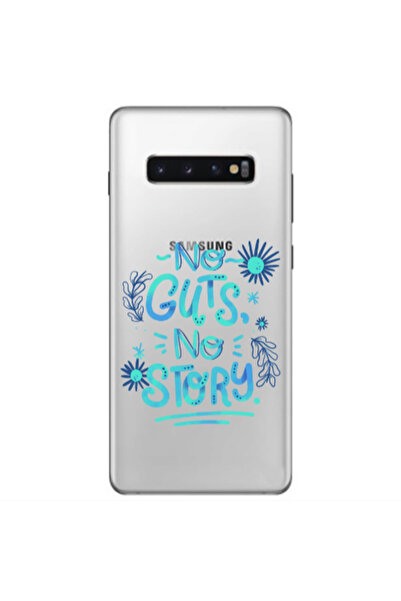 Other Samsung S10 Plus No guts no story Transparent Silicone TPU Θήκη
