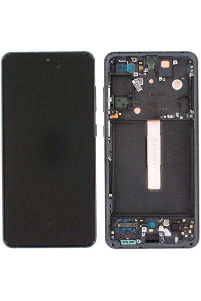 ErCorp Samsung Galaxy S21 FE G990 Uyumlu Lcd Ekran SİYAH FULL ÇITALI